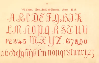 16. vuosisata. Isot, pienet ja numerot. Ranskan kieli. MS., 1862