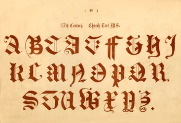 17. vuosisata. Kirkkoteksti MS., 1862