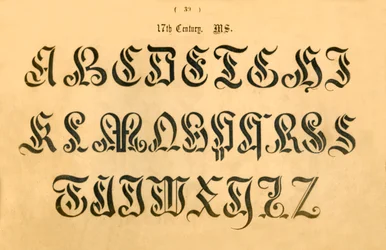 17. vuosisata. MS., 1862