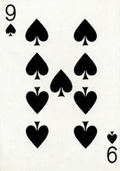 9 of Spades Goodall & Son Ltd.:n pelikorttipakasta, 1940