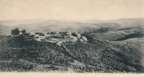 Kafir Kraal - Zulumaa, 1900-luvun alku.
