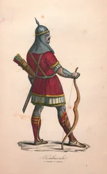Kalmouk-soturi taistelussa, 1900-luku