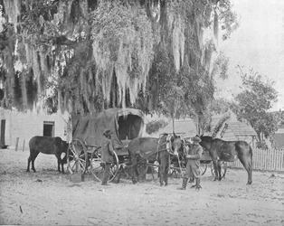 Kauppias San Antoniosta, Texasista, USA:sta, 1900.