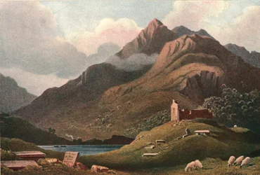 Vuoristomaisema - Ben Lomond, 1900.