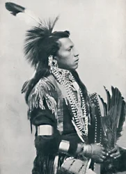 Pohjois-Amerikan intiaanien pääprofiili, 1912