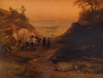 Kalliorotko, hahmoja ja hevosia, 1848, 1938