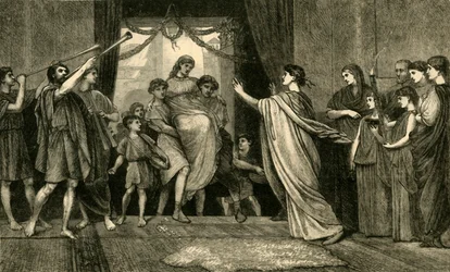 Roomalaiset häät. - The Brides Coming Home, 1881.
