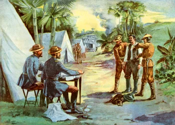 Espanjalainen vakooja leirillä, Espanjan ja Amerikan sota, 1898