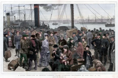 Tutkimus elämästä Princes-lentokentällä, Liverpool - Tuli tuhosi 28. heinäkuuta 1874