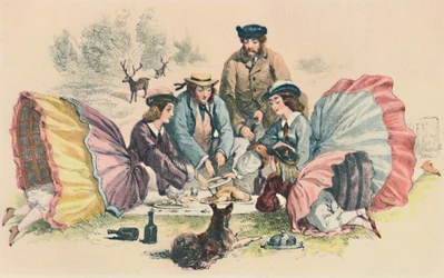 Victorian Picnic, 1860, 1944.