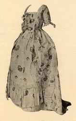 Watteau sacque, rouva William Westin hääasu, 1752, 1937