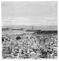 Silta Tigris-joen yli, Diyarbakir, Turkki, 1895