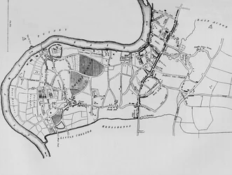 Fulhamin kartta vuodelta 1813 1911