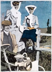 Printti saksalaisesta Simplicissimus-lehdestä, 10. kesäkuuta 1907