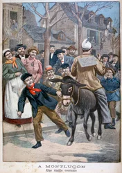 Perinteinen tapa, Montluçon, Ranska, 1900