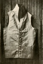 Kreivi Lemcken käyttämä liivi, c1798, 1937.