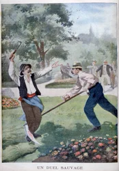 Villi taistelu sadonkorjuuvälineillä, 1902