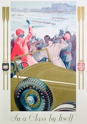 Dunlop-renkaiden mainos, 1932