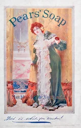 Mainos päärynäsaippualle, 1906