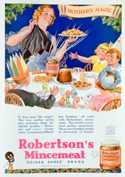 Mainos Robertsons Mincemeatille, 1933