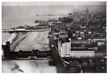 Ilmakuva Atlantic Citystä, New Jersey, USA, Zeppelinistä, 1930 1933