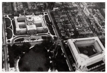 Ilmakuva Library of Congressista, Washington DC, USA, Zeppelinistä, 1928 1933