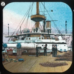 Barbetten jälkeen -- H.M.S. Revenger, c1900.