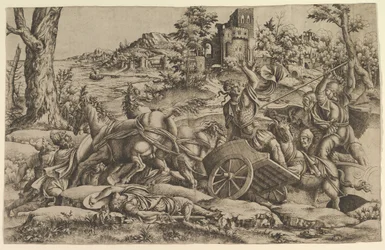 Agamemnon tappaa Odioksen, n. 1545.