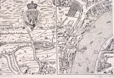 "Agas" Lontoon kartta, c1561