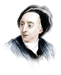 Alexander Pope, englantilainen runoilija 1700-luvun alun vuodelta 1850