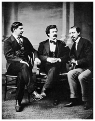 Alfred Townsend, Mark Twain ja David Gray, 1871 1955