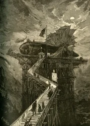 All Aboard for the Moon!, 1881.