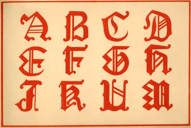 Aakkoset, kirjaimet A-M, isot kirjaimet