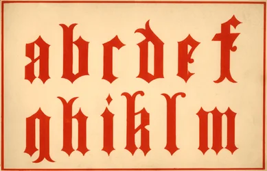 Aakkoset, kirjaimet a-m, pienet kirjaimet