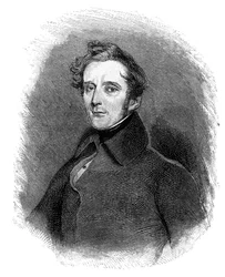 Alphonse de Lamartine 1790-1869, ranskalainen kirjailija, runoilija ja poliitikko, 1900