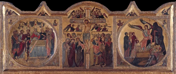 Alttaritaulu ristiinnaulitsemalla Soestista, n. 1240