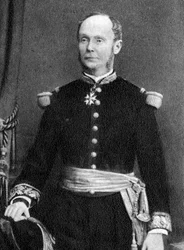 Amedee Courbet, ranskalainen amiraali, 1880