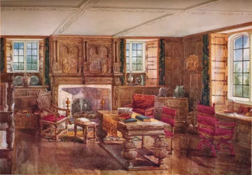 Elizabethan Living Room, 1800-luku, 1923