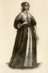 Englantilainen kotimekko, 1640, 1937.