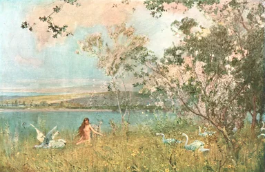 Kevään idylli, 1897, c1902.