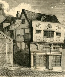 Vanha talo Little Tower Hillillä, c1792, c1872.