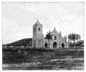 Vanha jesuiittakirkko, Pirayu, Paraguay, 1895