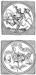Muinaiset pelikortit: Roisto ja ässä, 1833