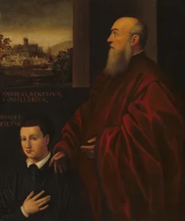 Andrea Renier ja hänen poikansa Daniele, n. 15601566.