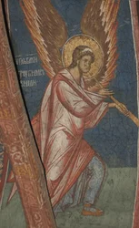 Enkeli trumpetin kanssa, noin 1350
