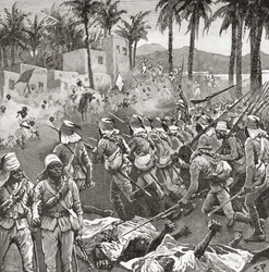 Englantilais-egyptiläiset joukot hyökkäsivät Ferkehin kylään Ferkehin tai Firketin taistelussa 7. kesäkuuta 1896 Mahdist-sodan aikana.