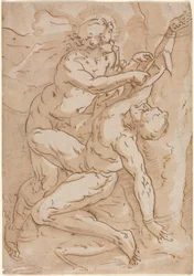 Apollon nyljettävä Marsyas, 1500-luku.