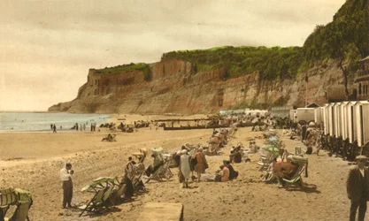 Appley Beach ja Cliffs, Shanklin, I.W., 1933.