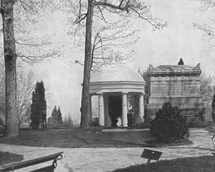 Arlingtonin kansallinen hautausmaa, Virginia, Yhdysvallat, noin 1900.