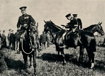 At Military Maneuvres, c1916, 1945.